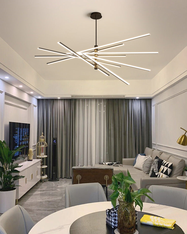 WOMO Adjustable Linear Led Chandelier-WM2026