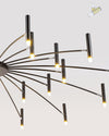 WOMO LED Kerzen Kronleuchter Breit modern-WM2038 thumbnail