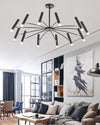 WOMO LED Kerzen Kronleuchter Breit modern-WM2038 thumbnail