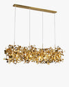 WOMO Cluster Pendelleuchte Silber Gold Esstisch Modern-WM2042 thumbnail