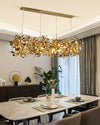 WOMO Cluster Pendelleuchte Silber Gold Esstisch Modern-WM2042 thumbnail