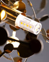 WOMO Cluster Pendelleuchte Silber Gold Esstisch Modern-WM2042 thumbnail