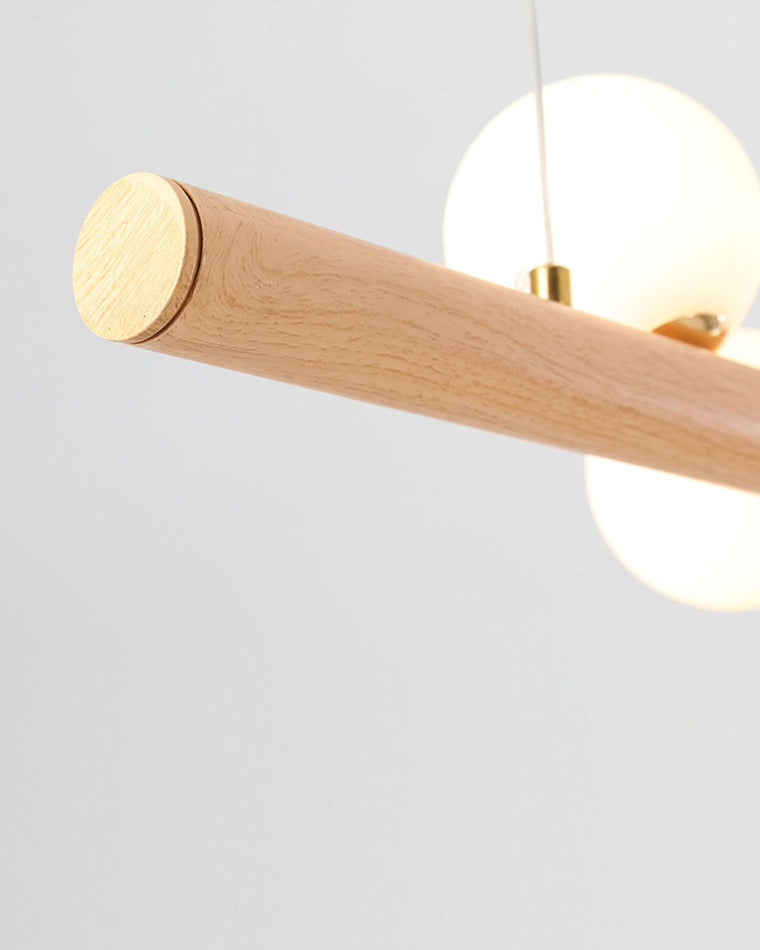WOMO Wood Linear Globe Chandelier-WM2055