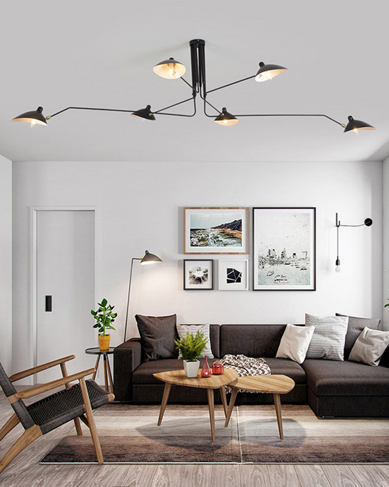 WOMO Arms Semi-Flush Mount Light-WM2057