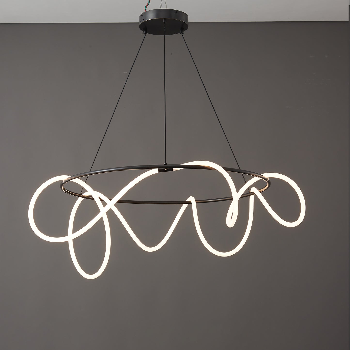 WOMO Rope Led Round Chandelier-WM2059b
