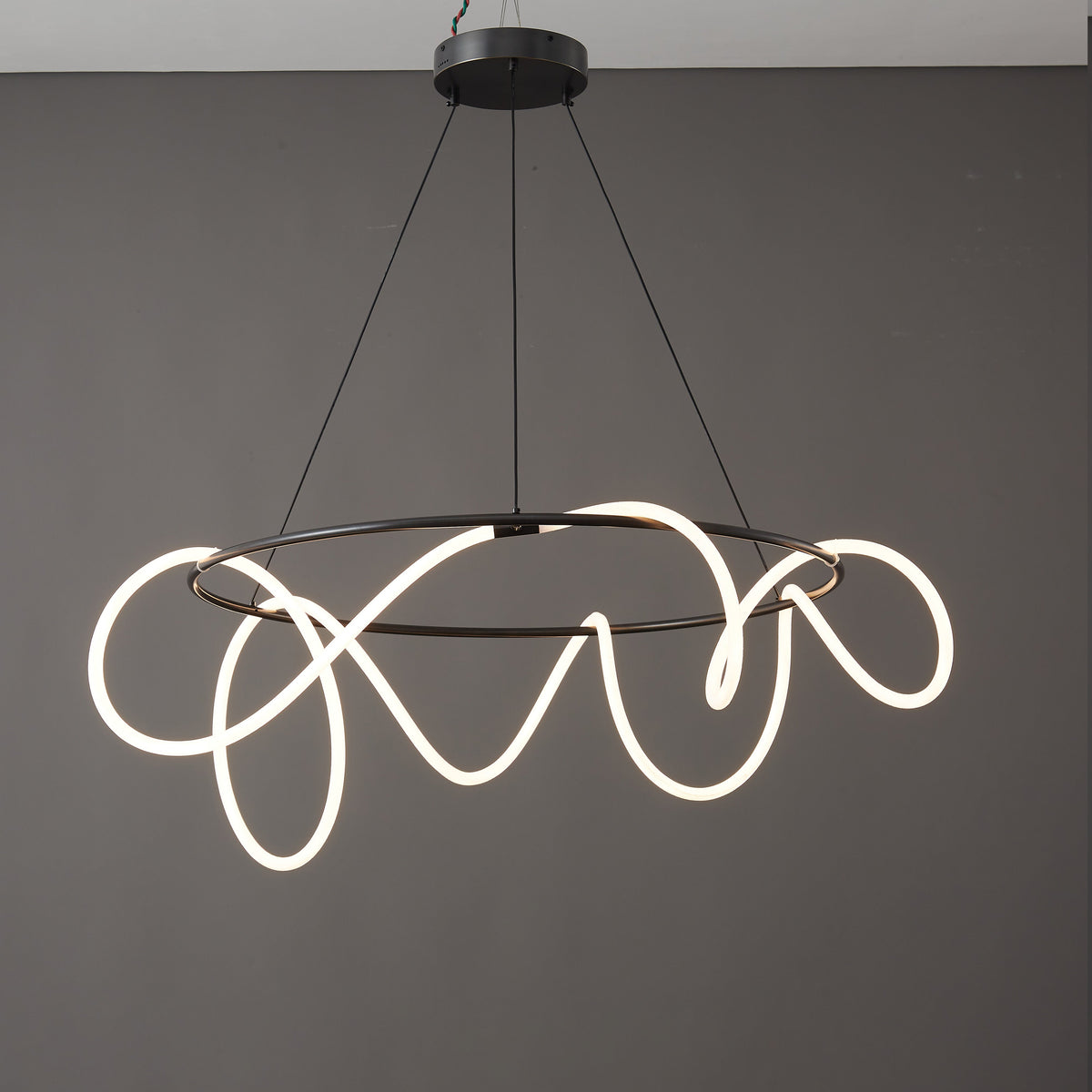WOMO LED Round Chandelier Round Minimalist-WM2059b