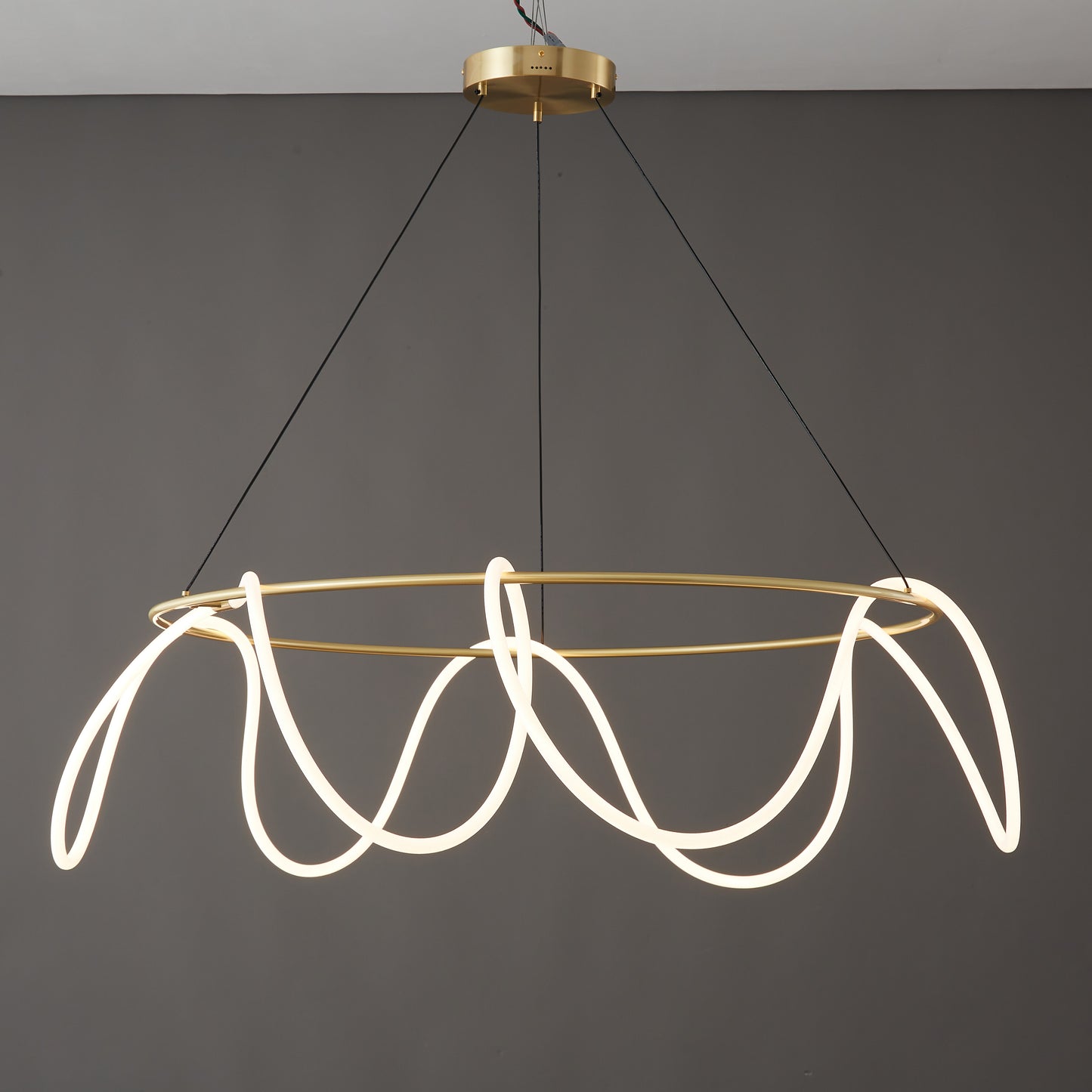 WOMO Rope Led Round Chandelier-WM2059b