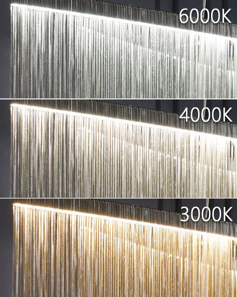 WOMO Fringe Linear Chandelier-WM2062b