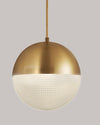 WOMO Prismatic/Milchglas Globe Pendelleuchte-WM2065 thumbnail