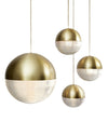 WOMO Prismatic/Milchglas Globe Pendelleuchte-WM2065 thumbnail