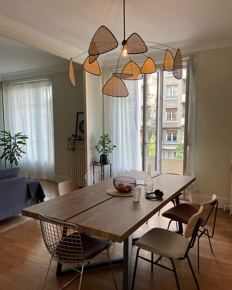 WOMO Rattan Pendant Light-WM2074