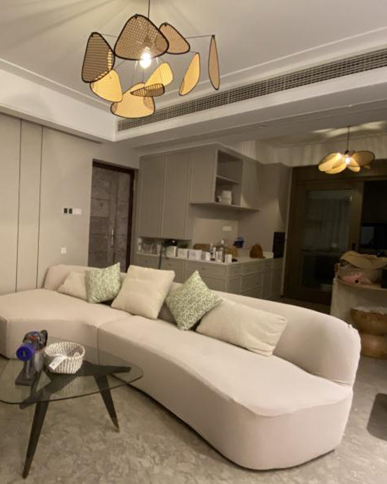 WOMO Rattan Pendant Light-WM2074
