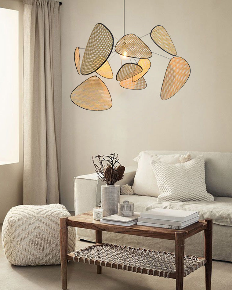 WOMO Rattan Pendant Light-WM2074