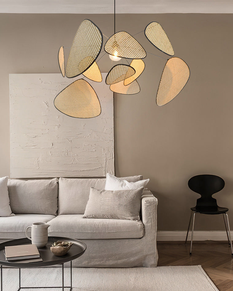 WOMO Rattan Pendant Light-WM2074