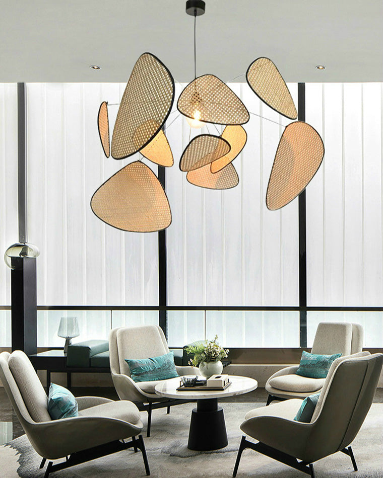 WOMO Rattan Pendant Light-WM2074