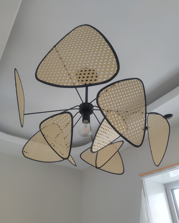 WOMO Rattan Pendant Light-WM2074