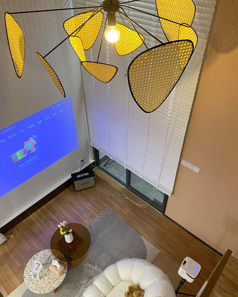 WOMO Rattan Pendant Light-WM2074