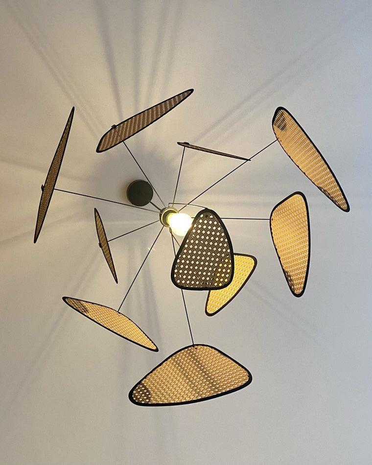 WOMO Rattan Pendant Light-WM2074