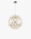 WOMO Designer LED Pendelleuchte SLV Chrom Kugel -WM2091 thumbnail