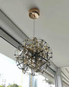 WOMO Designer LED Pendelleuchte SLV Chrom Kugel -WM2091 thumbnail