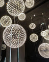 WOMO Designer LED Pendelleuchte SLV Chrom Kugel -WM2091 thumbnail