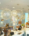 WOMO Designer LED Pendelleuchte SLV Chrom Kugel -WM2091 thumbnail
