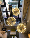 WOMO Designer LED Pendelleuchte SLV Chrom Kugel -WM2091 thumbnail