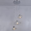 WOMO Pendelleuchte Kronleuchter Bunt Glas Treppenhaus-WM2101b thumbnail