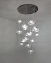 WOMO Pendelleuchte Kronleuchter Bunt Glas Treppenhaus-WM2101b thumbnail