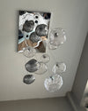 WOMO Pendelleuchte Kronleuchter Bunt Glas Treppenhaus-WM2101b thumbnail