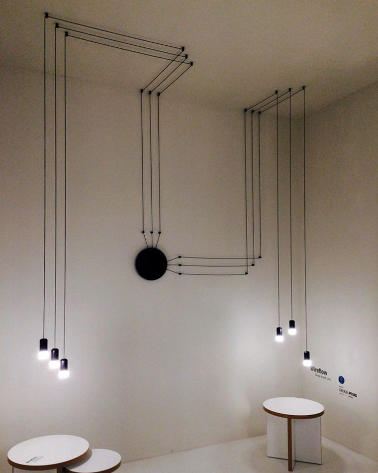 WOMO Spider Off Center Chandelier-WM2107