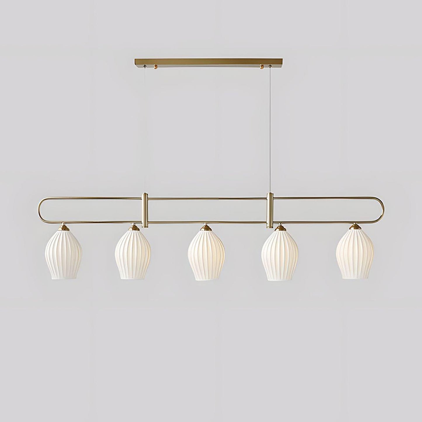 WOMO Ceramic Bud Linear Chandelier-WM2121b