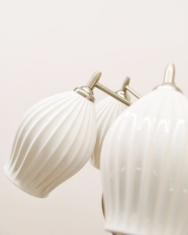 WOMO Mid Century Modern Ceramic Arm Chandelier-WM2121