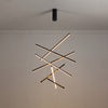WOMO LED Kronleuchter Balken Metall Treppenhaus-WM2125 thumbnail
