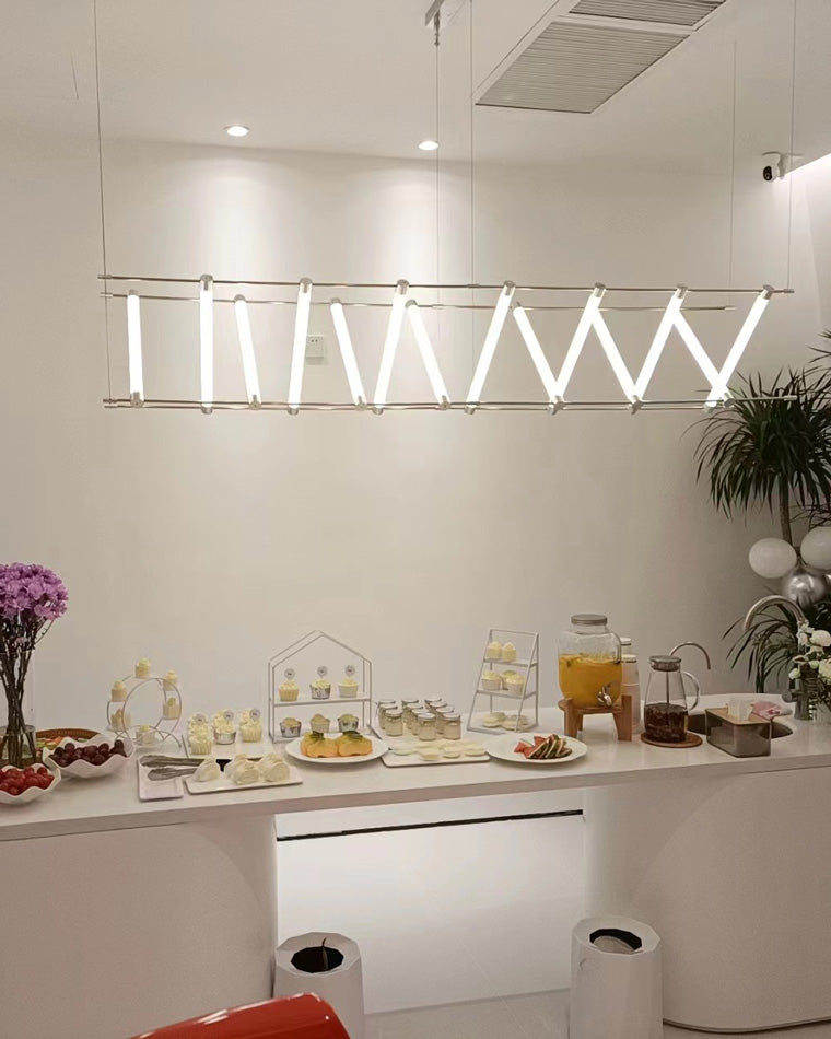 WOMO Maza Long Linear Chandelier-WM2134