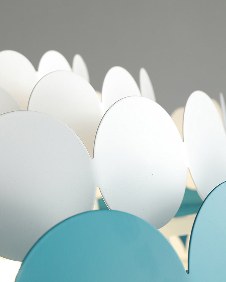 WOMO Scandi Scalloped Round Chandelier-WM2140