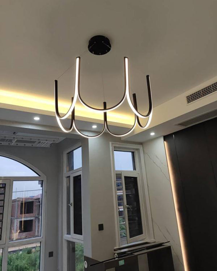 WOMO Minimal U-shaped Round chandelier-WM2143