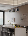 WOMO LED Pendelleuchte Rund Glas Küche Modern-WM2145 thumbnail