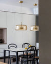 WOMO LED Pendelleuchte Rund Glas Küche Modern-WM2145 thumbnail