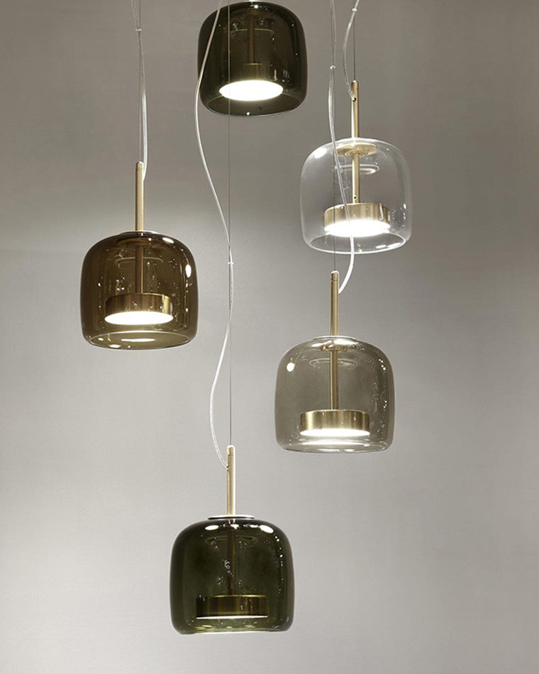 WOMO LED Pendant Light Round Glass Kitchen Modern-WM2145