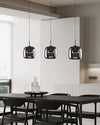 WOMO LED Pendelleuchte Rund Glas Küche Modern-WM2145 thumbnail
