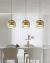 WOMO LED Pendelleuchte Rund Glas Küche Modern-WM2145 thumbnail