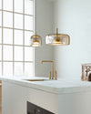 WOMO LED Pendelleuchte Rund Glas Küche Modern-WM2145 thumbnail