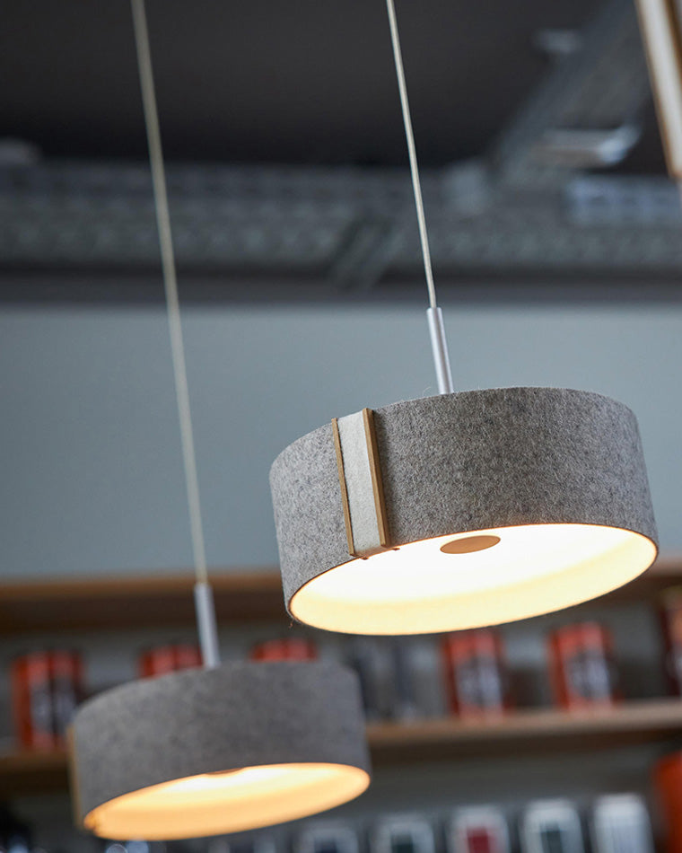 WOMO Drum Felt Pendant Light-WM2149