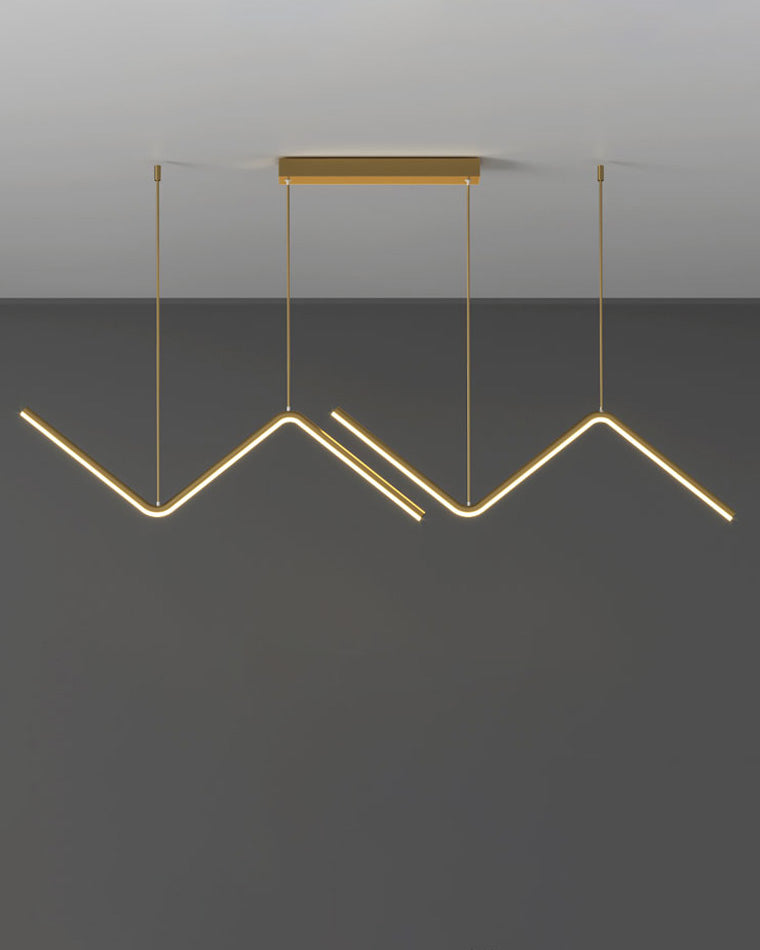 WOMO ZigZag LED Kitchen Pendant Light-WM2154