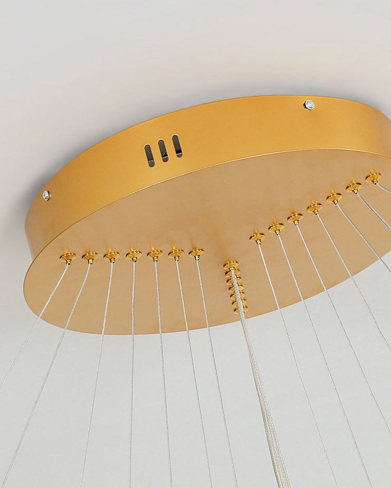 WOMO Tiered Ring LED Chandelier-WM2159