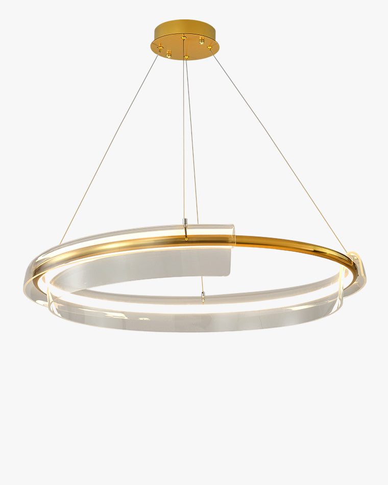 WOMO Lustre LED rond doré WM2165