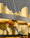 WOMO Iceberg Runder Schwarzgold-Kronleuchter-WM2183 thumbnail