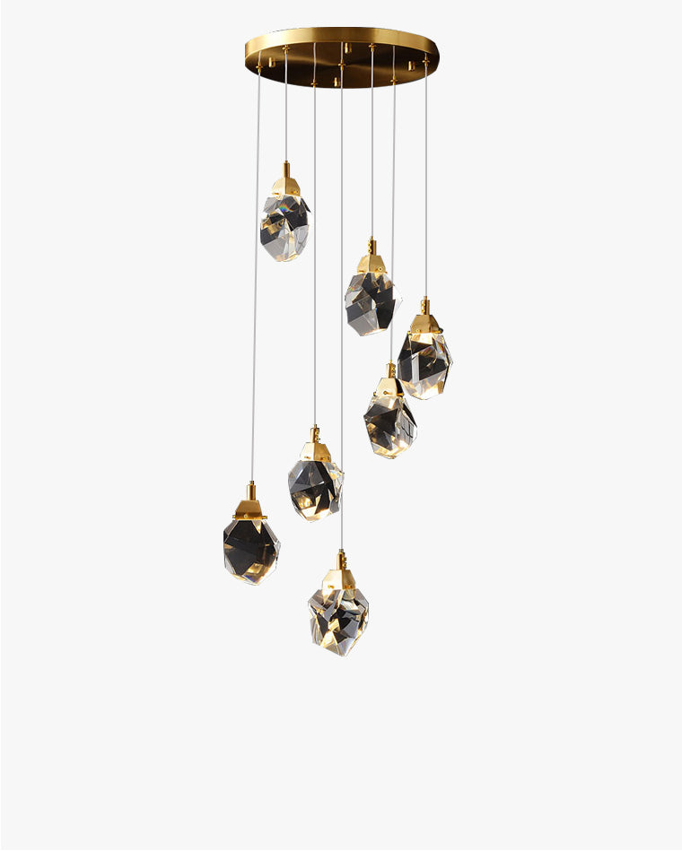 WOMO Rock Crystal Rain Chandelier-WM2189