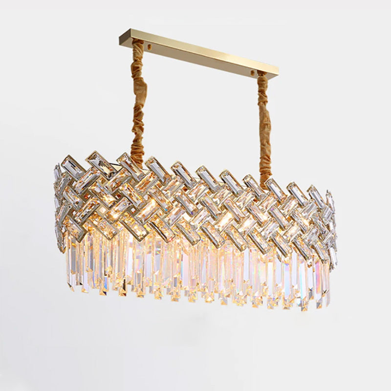 WOMO Shield Crystal Round Chandelier-WM2190
